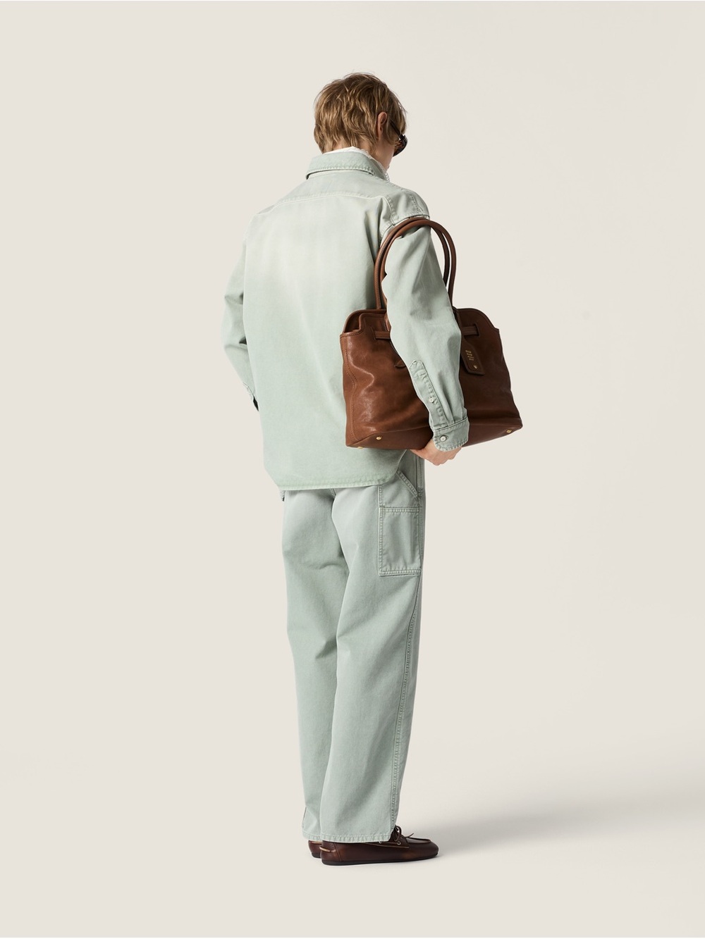 Miu Miu Washed gabardine shirt It36 - Picture 4 of 8